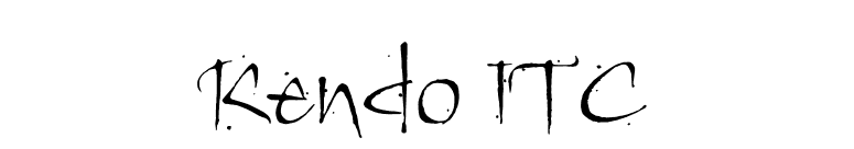 Kendo ITC font preview