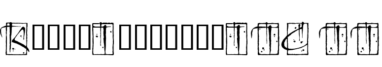 KendoInitialsITC TT font preview