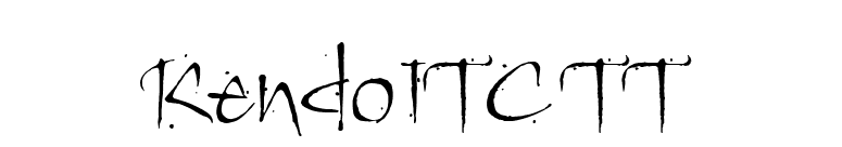 KendoITC TT font preview