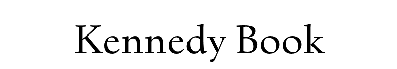 Kennedy Book font preview