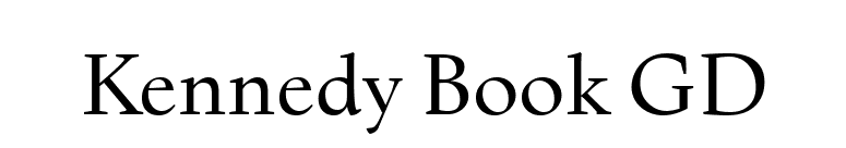 Kennedy Book GD font preview