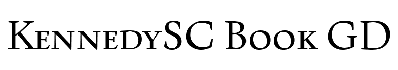 KennedySC Book GD font preview