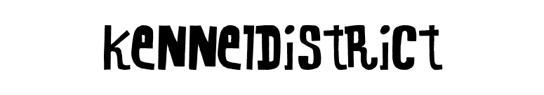 KennelDistrict font preview