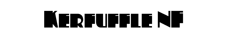 Kerfuffle NF font preview