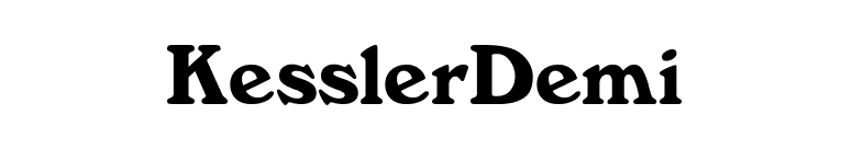 KesslerDemi font preview