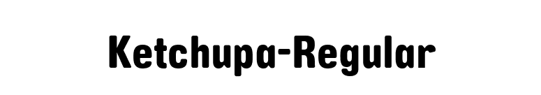 Ketchupa-Regular font preview