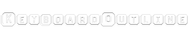 KeyboardOutline font preview