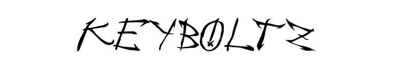 KEYBOLTZ font preview