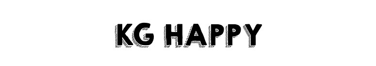KG HAPPY font preview