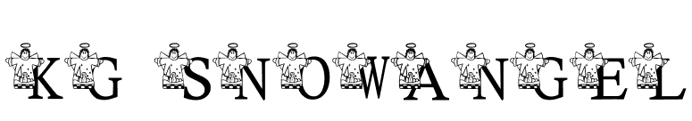 KG SNOWANGEL font preview