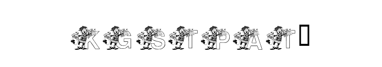 KGSTPAT2 font preview