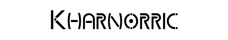 Kharnorric font preview