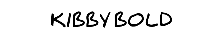 Kibby Bold font preview