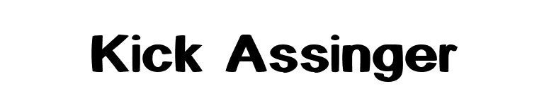 Kick Assinger font preview