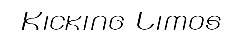 Kicking Limos font preview