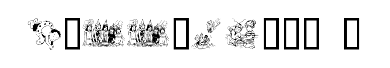 KiddieClip 1 font preview