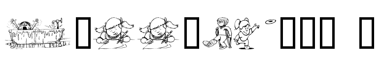 KiddieClip 2 font preview