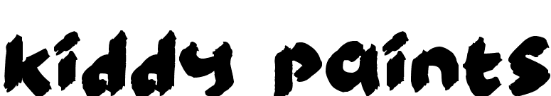 Kiddy Paints
 font preview