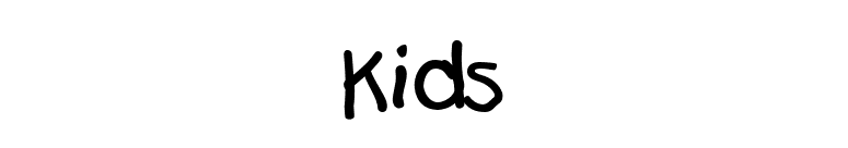 Kids font preview