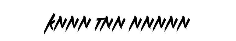 Kill The Noise font preview