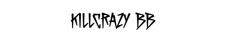 KillCrazy BB font preview