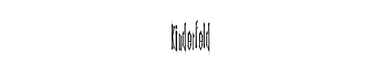 Kinderfeld font preview