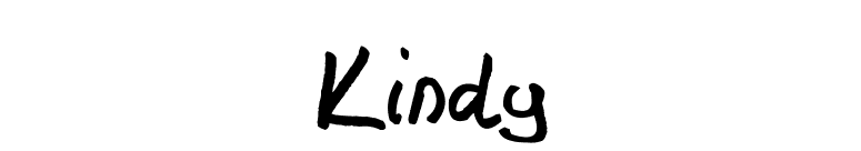 Kindy font preview