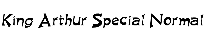 King Arthur Special Normal font preview