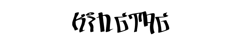 KINGTAG font preview