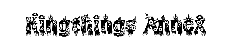 Kingthings Annex font preview