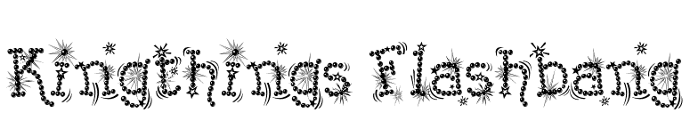Kingthings Flashbang font preview