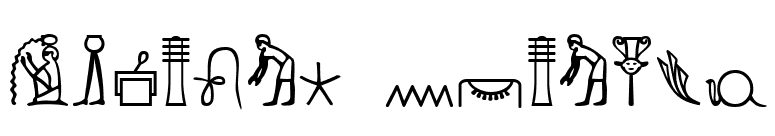 KingTut Regular font preview