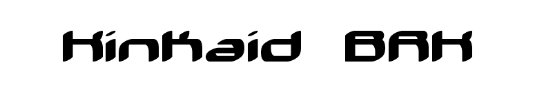 Kinkaid BRK font preview