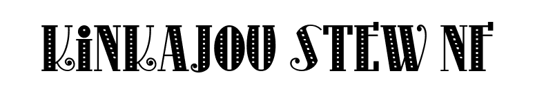 Kinkajou Stew NF font preview