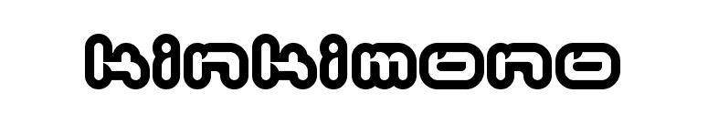 Kinkimono font preview