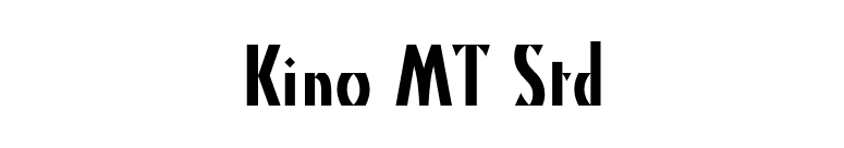 Kino MT Std font preview