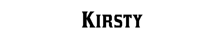 Kirsty font preview