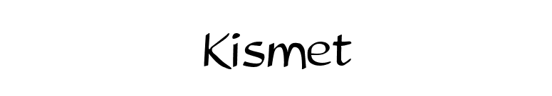 Kismet font preview