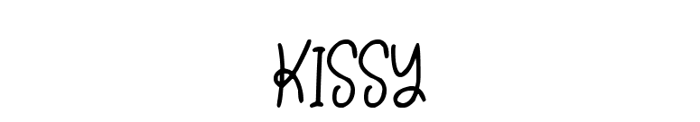 Kissy
 font preview