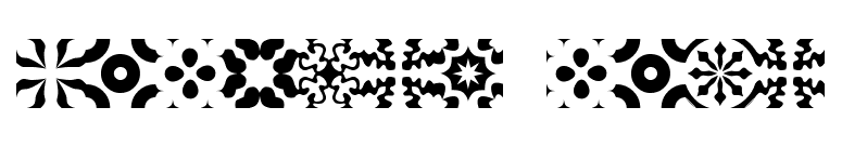 kitchen tile font preview