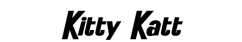 Kitty Katt font preview