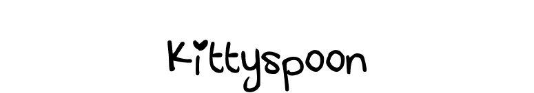 Kittyspoon font preview