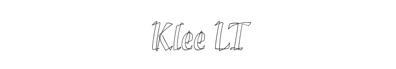 Klee LT font preview