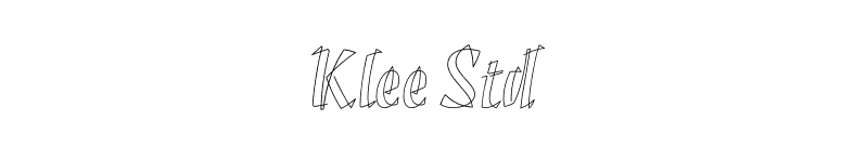 Klee Std font preview
