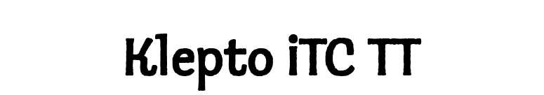 Klepto ITC TT font preview