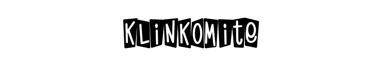 KlinkOMite font preview