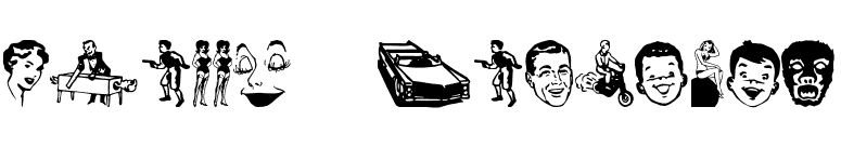 Klippy-Dingbats font preview