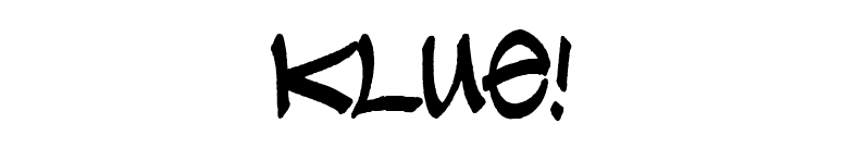 Klue! font preview