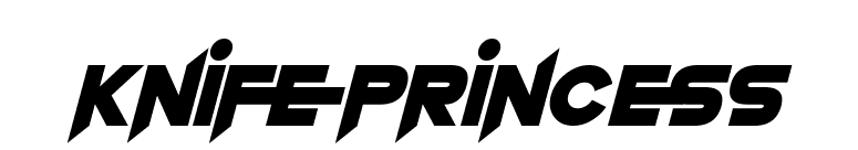 Knife Princess font preview