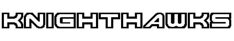 Knighthawks font preview